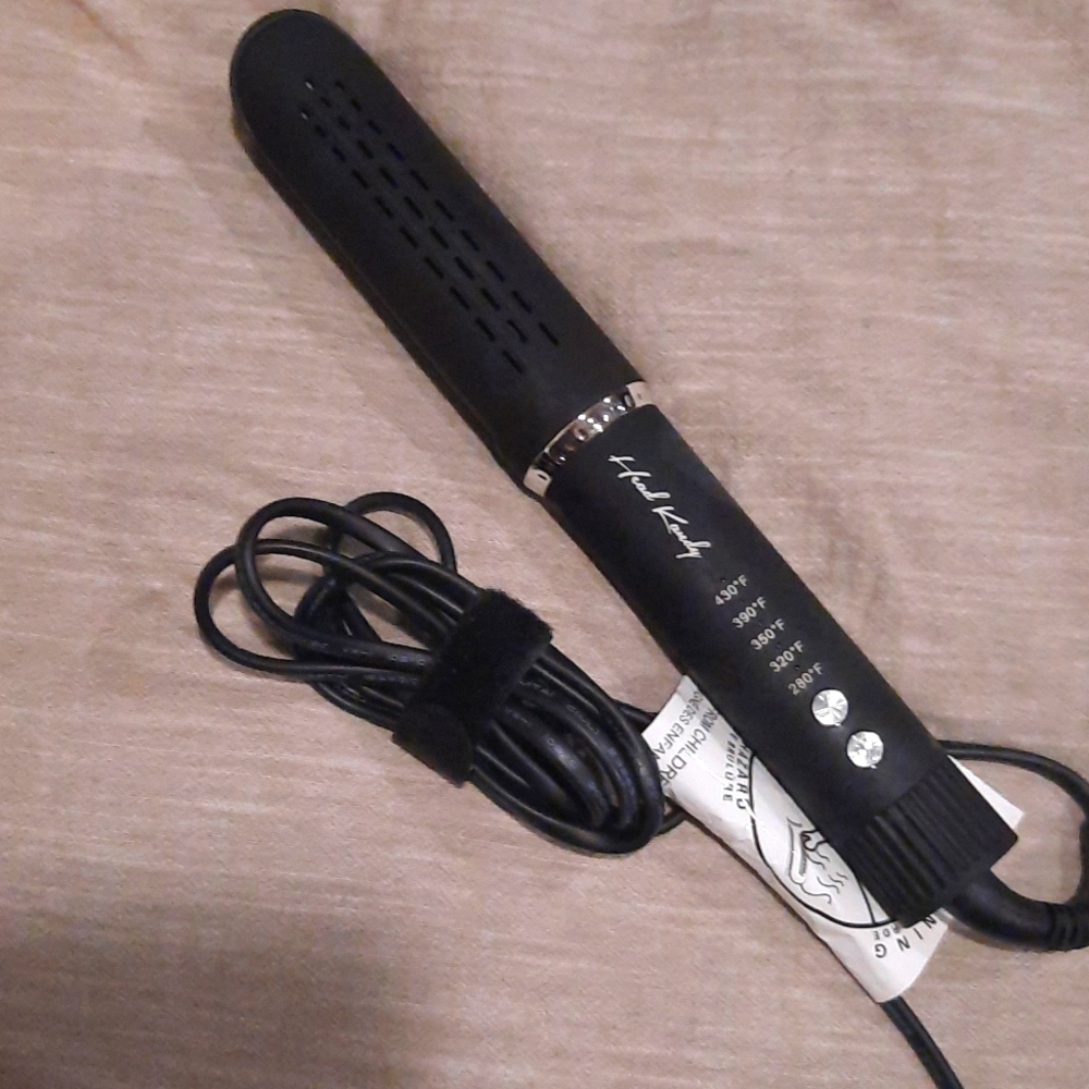 Head kandy curler with cooling